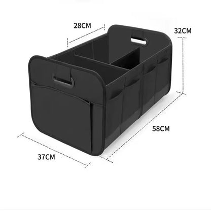 Trunk Organizer for suv, Foldable portable car storage box for camping outdoor storeroom,space saving multi functional