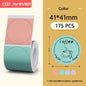 Niimbot Labels Sticker White/Color/Transparent Thermal Adhesive Paper Roll Printer Paper For Niimbot B1 B21 Portable Printer