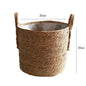 Natural Wicker Planter Basket  Flower Pot Rattan Straw Flower Basket For  Home Garden Decoration 20/25/30CM