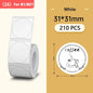 Niimbot Labels Sticker White/Color/Transparent Thermal Adhesive Paper Roll Printer Paper For Niimbot B1 B21 Portable Printer