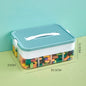 Stackable Building Block Storage Box Transparent Dustproof Moisture-proof Plastic Storage Boxes Kids Lego DIY Educational Toys
