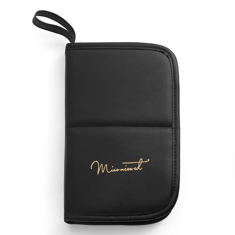 Multifunctional Makeup Brush Storage Bag Waterproof Artist Cosmetic Case Handbag Portable Travel Cosmetic Organizer Beauty Tools