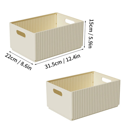 WORTHBUY Cabinet Folding Storage Box With Handle Multi-functional