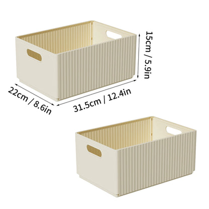 WORTHBUY Cabinet Folding Storage Box With Handle Multi-functional