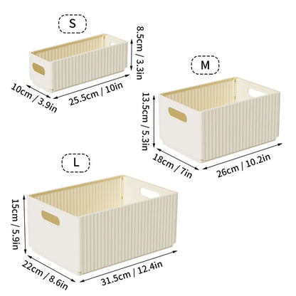 WORTHBUY Cabinet Folding Storage Box With Handle Multi-functional