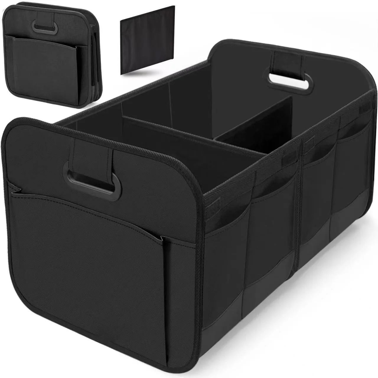 Trunk Organizer for suv, Foldable portable car storage box for camping outdoor storeroom,space saving multi functional