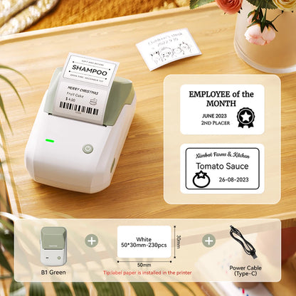 Niimbot B1/B1 PRO Thermal Label Printer Wireless Self-adhesive Bluetooth Inkless Label Maker for Business Price-Tag Sticker