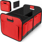 Trunk Organizer for suv, Foldable portable car storage box for camping outdoor storeroom,space saving multi functional