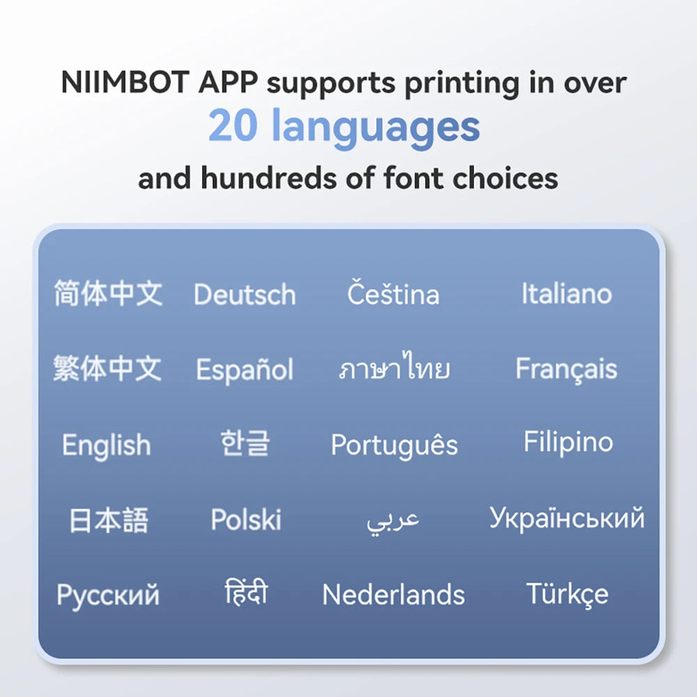 Niimbot B1/B1 PRO Thermal Label Printer Wireless Self-adhesive Bluetooth Inkless Label Maker for Business Price-Tag Sticker